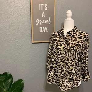 Lily White Animal Print Top ⚡️🐆